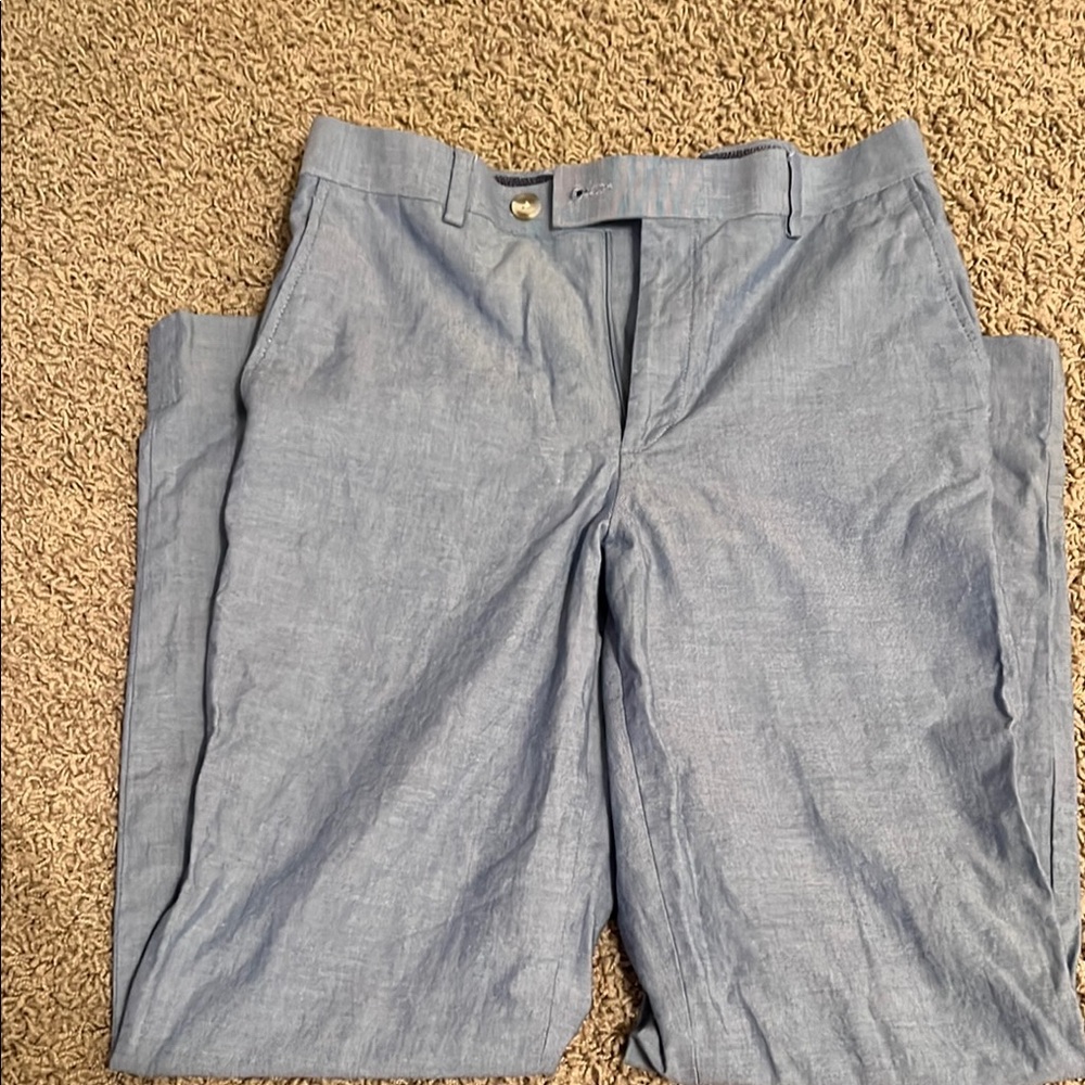 Light Blue Casual Pants